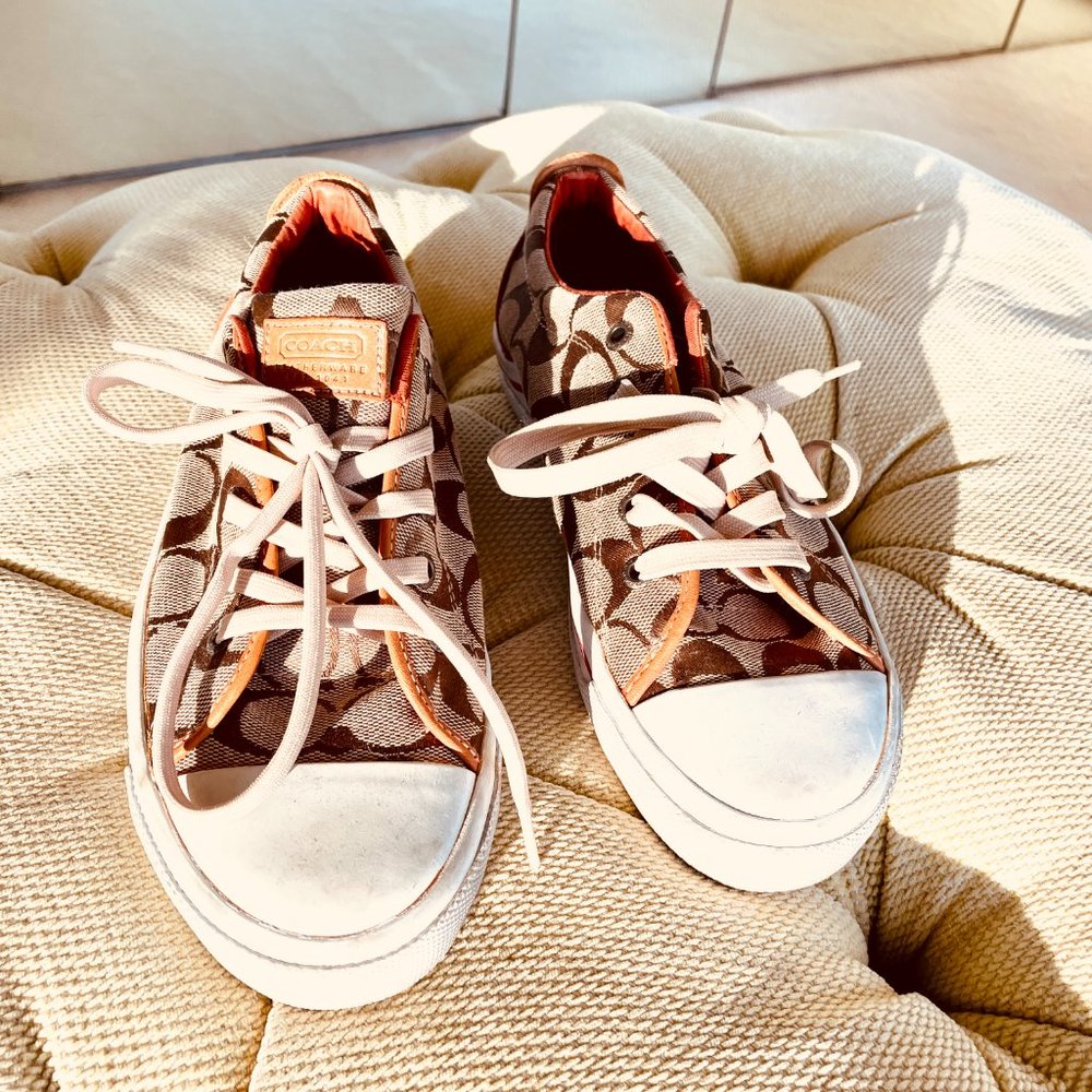 COACH Converse- Style Low Top Sneakers Women's 8